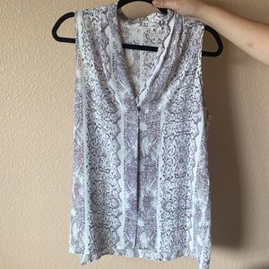 Snake print blouse